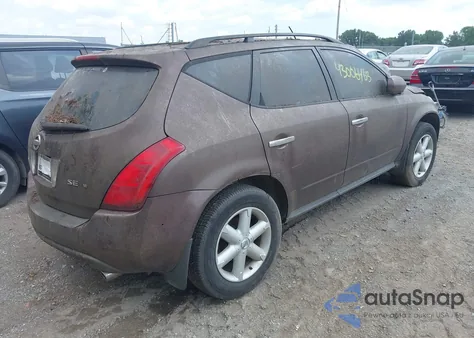 2004 Nissan Murano Se из США, поврежденный, VIN JN8AZ08WX4W332165